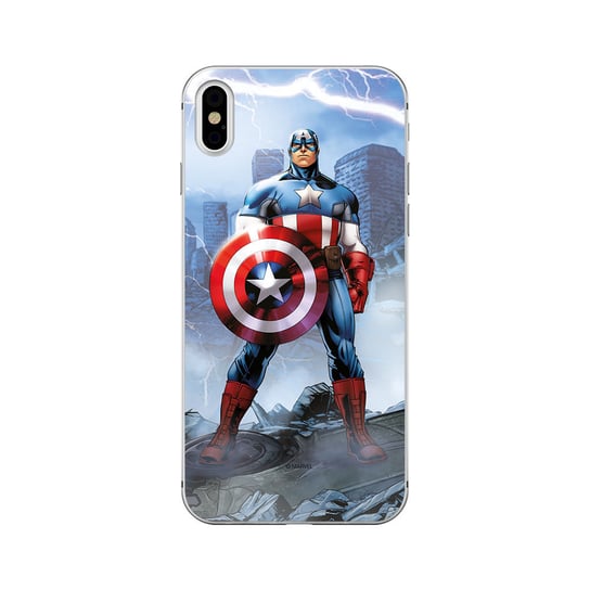 Etui na Apple iPhone XS Max MARVEL Kapitan Ameryka 003 Marvel