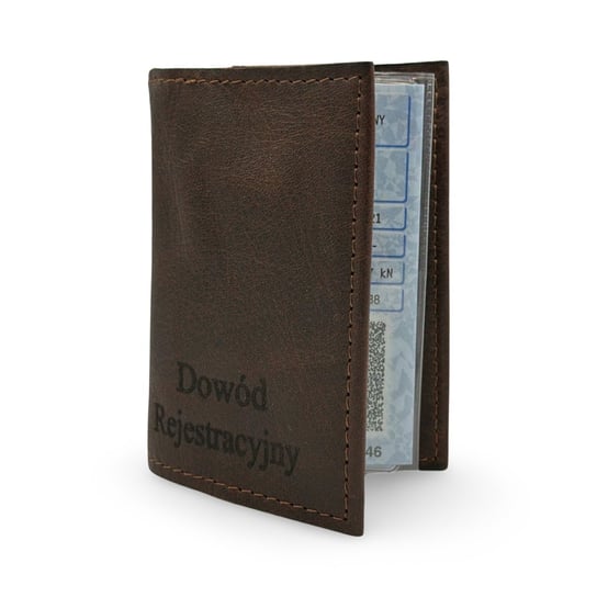 Etui na Dowód Rejestracyjny - Skóra Naturalna Parker Quality