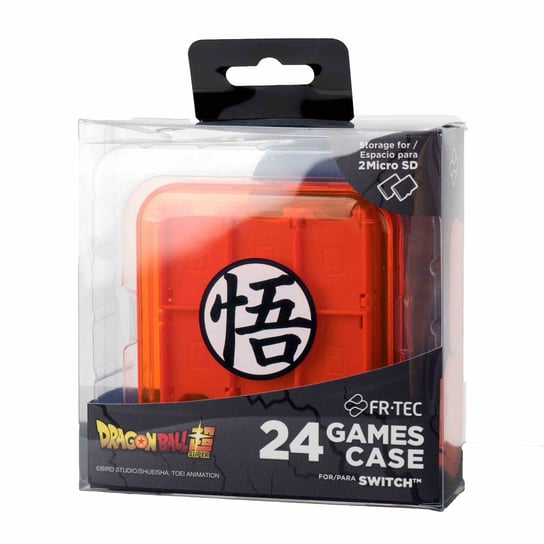 Etui Na Gry Z Uchwytem Na Kasety Do Przechowywania Oficjalna Licencja Dragon Ball - Nintendo Switch - 24 Gry - Pomarańczowy Blade Interactive