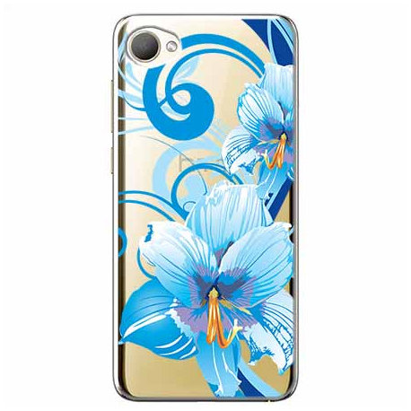 Etui na HTC Desire 12, niebieski kwiat północy EtuiStudio