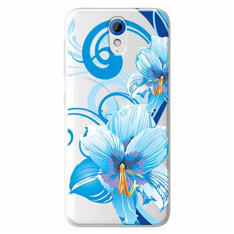 Etui na HTC Desire 620, Niebieski kwiat północy EtuiStudio