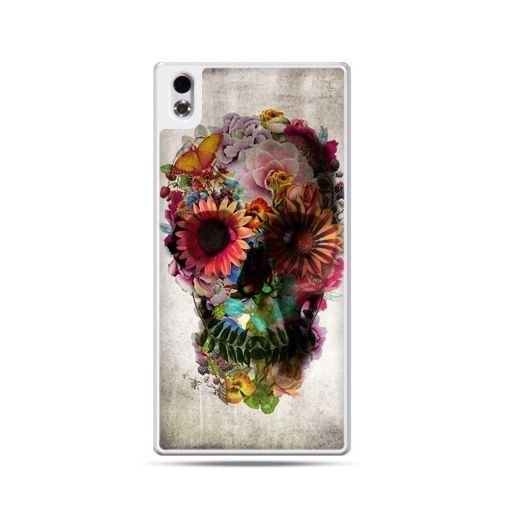Etui na HTC Desire 816, czaszka z kwiatami EtuiStudio