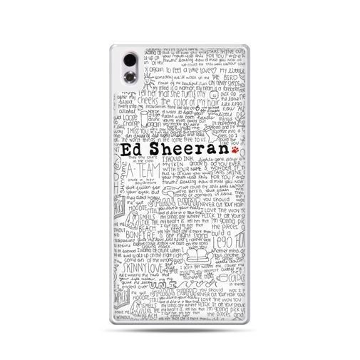 Etui na HTC Desire 816, Ed Sheeran białe poziome EtuiStudio