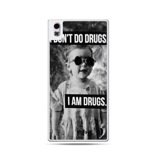 Etui na HTC Desire 816, I don`t do drugs I am drugs EtuiStudio