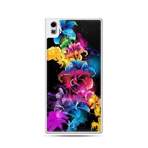Etui na HTC Desire 816, kolorowe kwiaty EtuiStudio