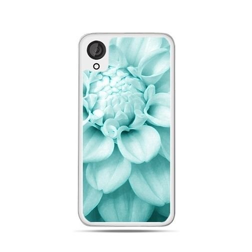 Etui na HTC Desire 820 ETUISTUDIO Niebieski kwiat Dalii EtuiStudio