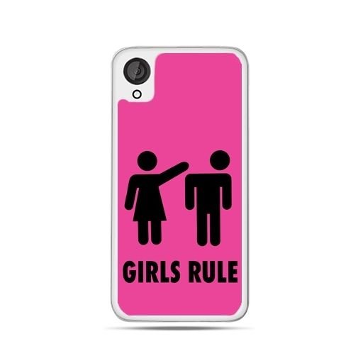 Etui na HTC Desire 820 ETUISTUDIO Różowe Girls Rule EtuiStudio