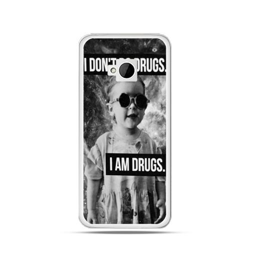 Etui na HTC One M7, I don`t do drugs I am drugs EtuiStudio