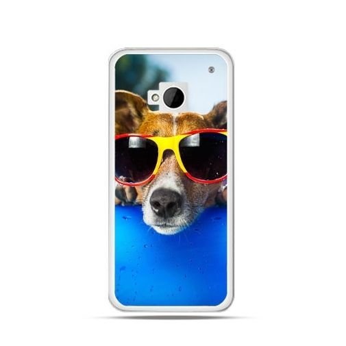 Etui na HTC One M7, Pies w kolorowych okularach EtuiStudio