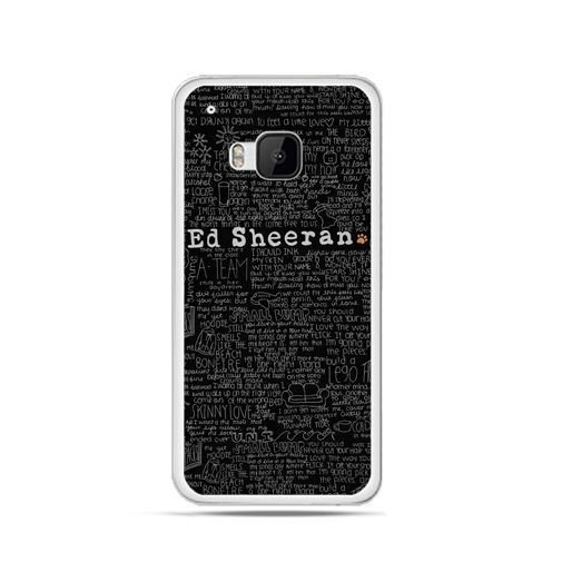 Etui na HTC One M9, ED Sheeran czarne poziome EtuiStudio