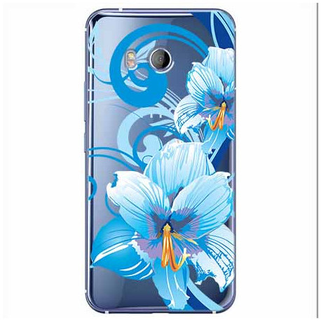 Etui na HTC U11, niebieski kwiat północy EtuiStudio