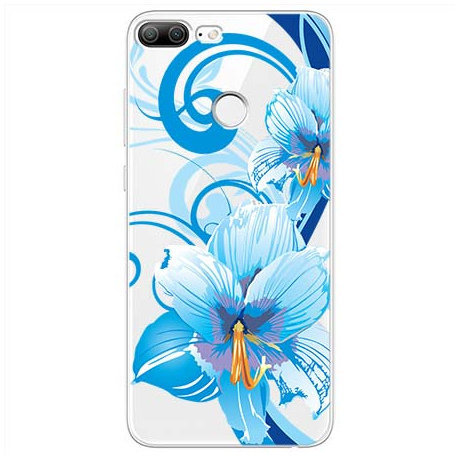 Etui na Huawei Honor 9 Lite, niebieski kwiat północy EtuiStudio