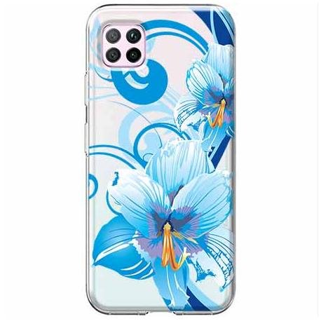 Etui na Huawei P40 Lite, niebieski kwiat północy EtuiStudio