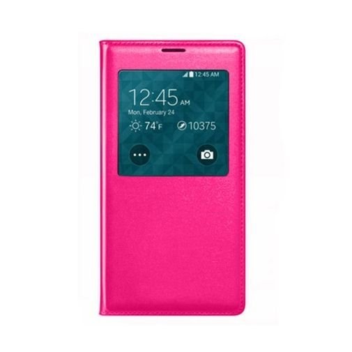 Etui na Huawei P8 Lite Flip S View z klapką, różowe EtuiStudio