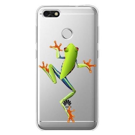 Etui na Huawei P9 Lite mini, zielona żabka EtuiStudio