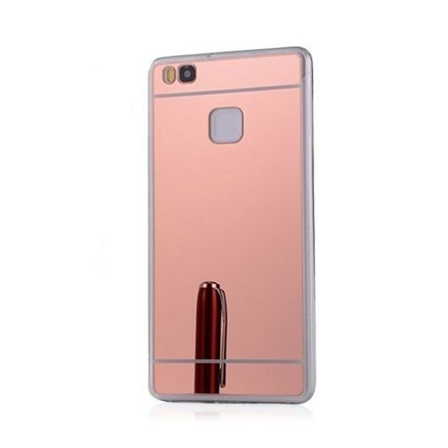 Etui na Huawei P9 Lite, mirror, lustro silikonowe, lustrzane TPU, różowy EtuiStudio