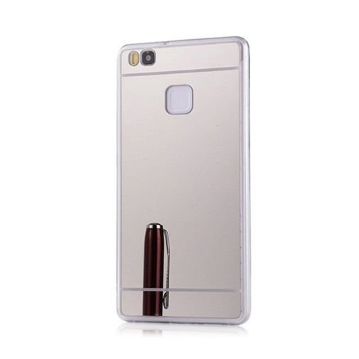 Etui na Huawei P9 Lite, mirror, lustro silikonowe, lustrzane TPU, srebrny EtuiStudio