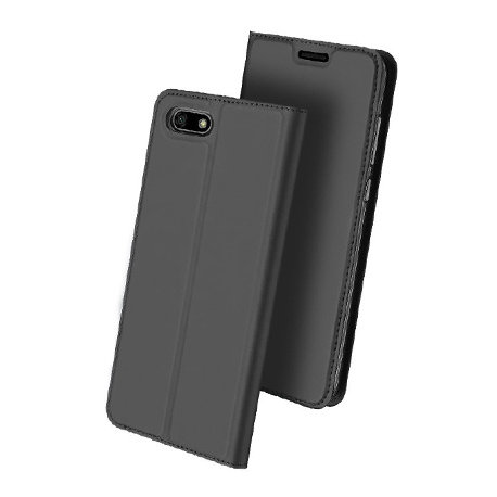Etui na Huawei Y5 2018, magnet pro skin, czarny EtuiStudio