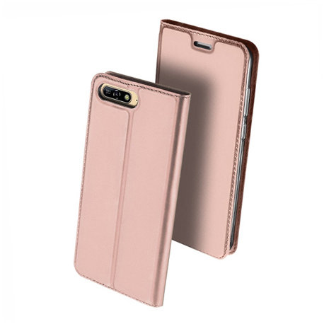 Etui na Huawei Y6 2018, magnet pro skin, różowy EtuiStudio