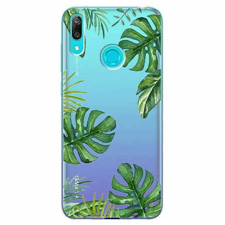 Etui na Huawei Y6 2019, Zielone liście palmowca EtuiStudio