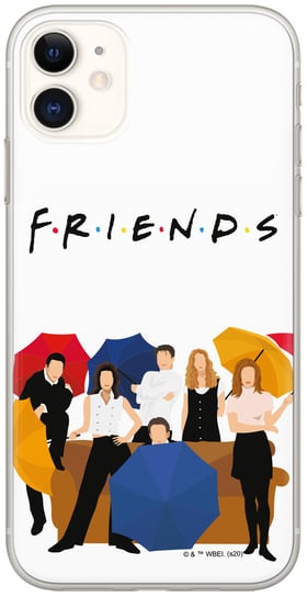 Etui na  IPHONE 11 PRO MAX Friends 001 Biały ERT Group