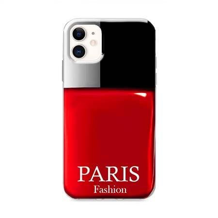 Etui na iPhone 12 Mini - Czerwony lakier do paznokci EtuiStudio