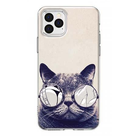 Etui na iPhone 12 Pro Max - Kot w okularach EtuiStudio