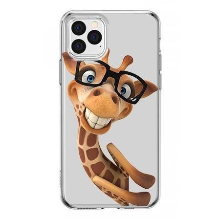 Etui na iPhone 12 Pro Max - Wesoła żyrafa w okularach. EtuiStudio