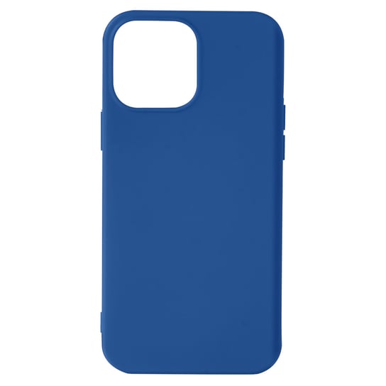 Etui Na Iphone 13 Pro Max Silikonowe Półsztywne Miękkie W Dotyku Wykończenie Niebieskie Avizar