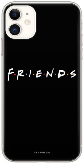 Etui na  IPHONE 7/ 8/ SE 2 Friends 002 Czarny ERT Group