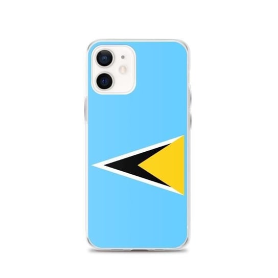 Etui na iPhone'a 12 Flaga Saint Lucia na iPhone'a 12 Inny producent (majster PL)