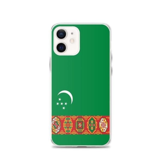 Etui na iPhone'a 12 Flaga Turkmenistanu Inny producent (majster PL)