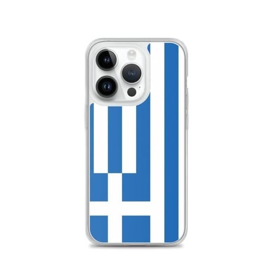 Etui na iPhone’a 14 Pro z flagą Grecji Inny producent (majster PL)