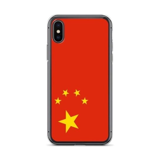 Etui na iPhone'a X z flagą Chin Inny producent (majster PL)