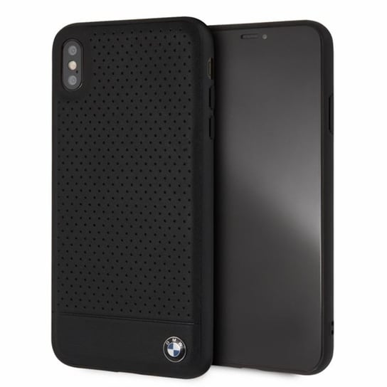Etui na iPhone Xs Max BMW Perforated Horizontal Smooth Leather BMW