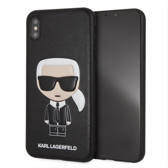Etui na iPhone Xs Max KARL LAGERFELD Iconic Karl Embossed Karl Lagerfeld