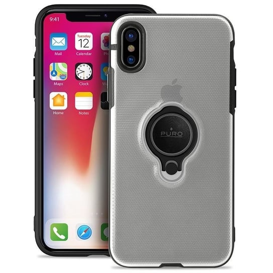 Etui na iPhone Xs Max PURO Magnet Ring Cover Puro