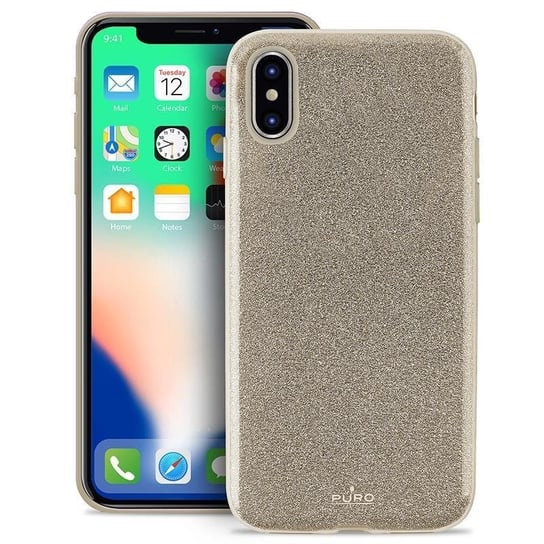 Etui na iPhone Xs/X PURO Glitter Shine Cover Puro