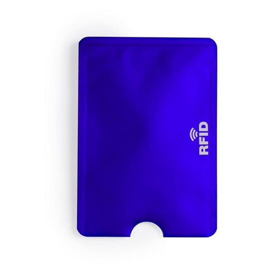 Etui na kartę kredytową KEMER ochrona przed RFID - niebieski KEMER