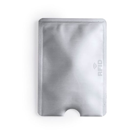 Etui na kartę kredytową KEMER, ochrona przed RFID - srebrny KEMER