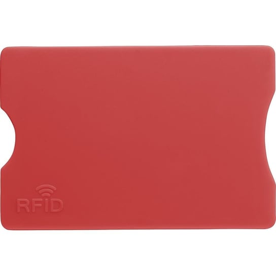 Etui na kartę kredytową ochrona przed RFID KEMER - czerwony KEMER