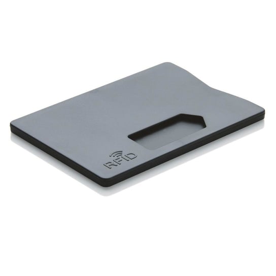 Etui na kartę z ochrona RFID Czarne - czarny XD COLLECTION