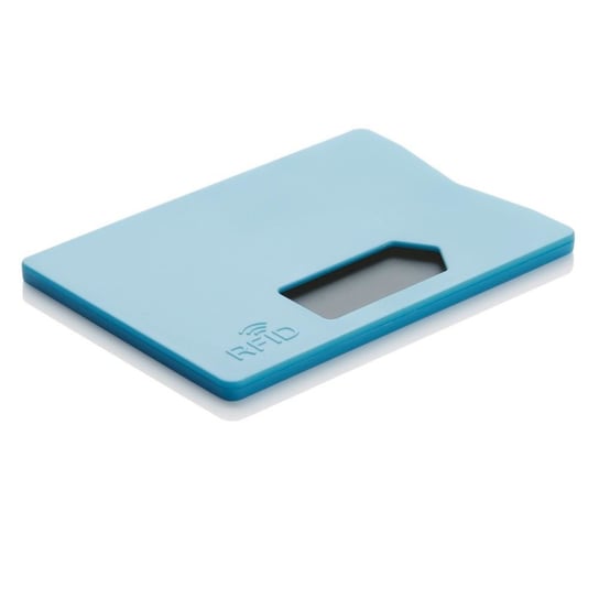 Etui na kartę z ochrona RFID Niebieskie - niebieski XD COLLECTION