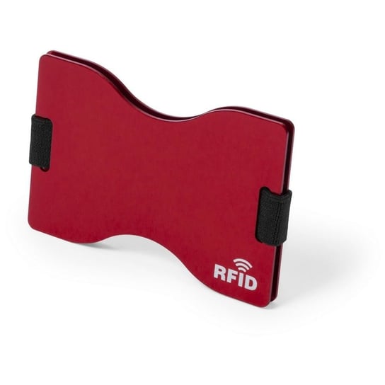 Etui na karty kredytowe KEMER ochrona przed RFID - czerwony KEMER