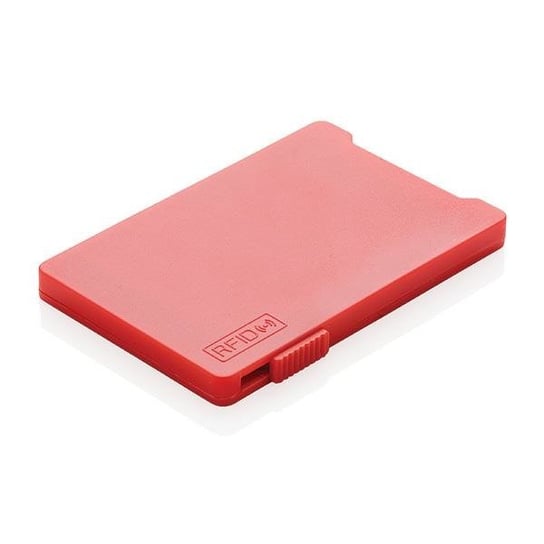 Etui na karty z ochroną RFID Czerwone - czerwony XD COLLECTION