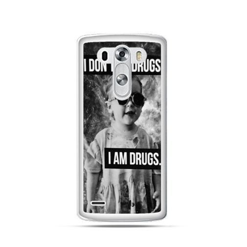 Etui na LG G3, I don`t do drugs I am drugs EtuiStudio