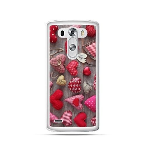 Etui na LG G3, Pluszowe serduszka EtuiStudio