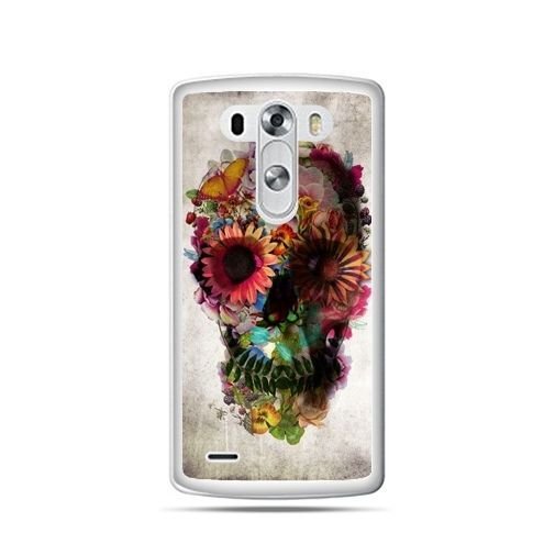 Etui na LG G4, czaszka z kwiatami EtuiStudio