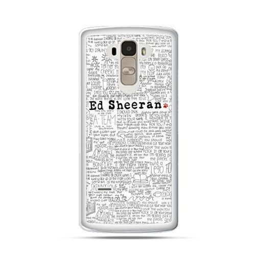 Etui na LG G4, Stylus Ed Sheeran białe poziome EtuiStudio