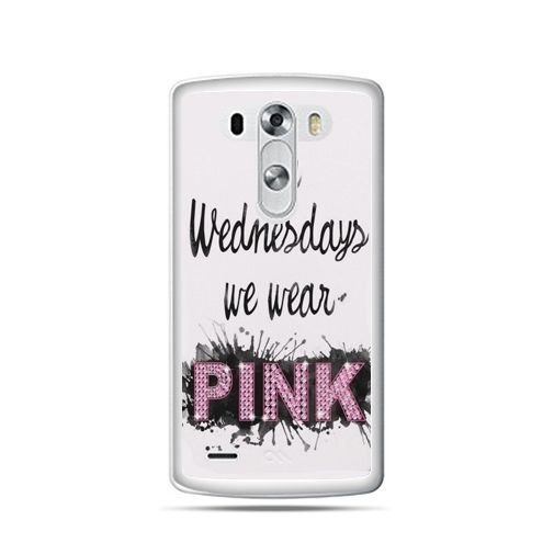Etui na LG G4, z napisem pink EtuiStudio